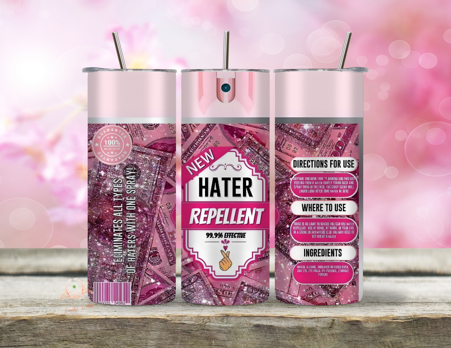 Hater Spray Can 20 oz Skinny Tumbler