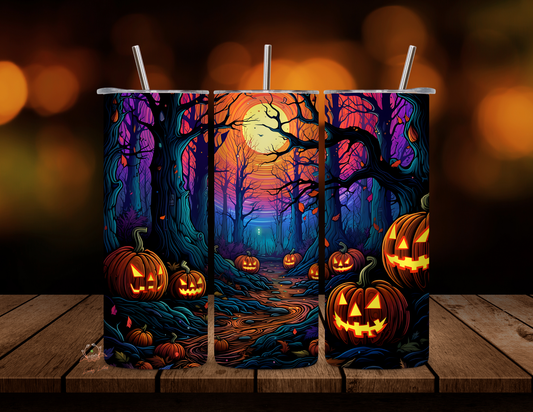 Spooky Pumpkin 20 oz Skinny Tumbler