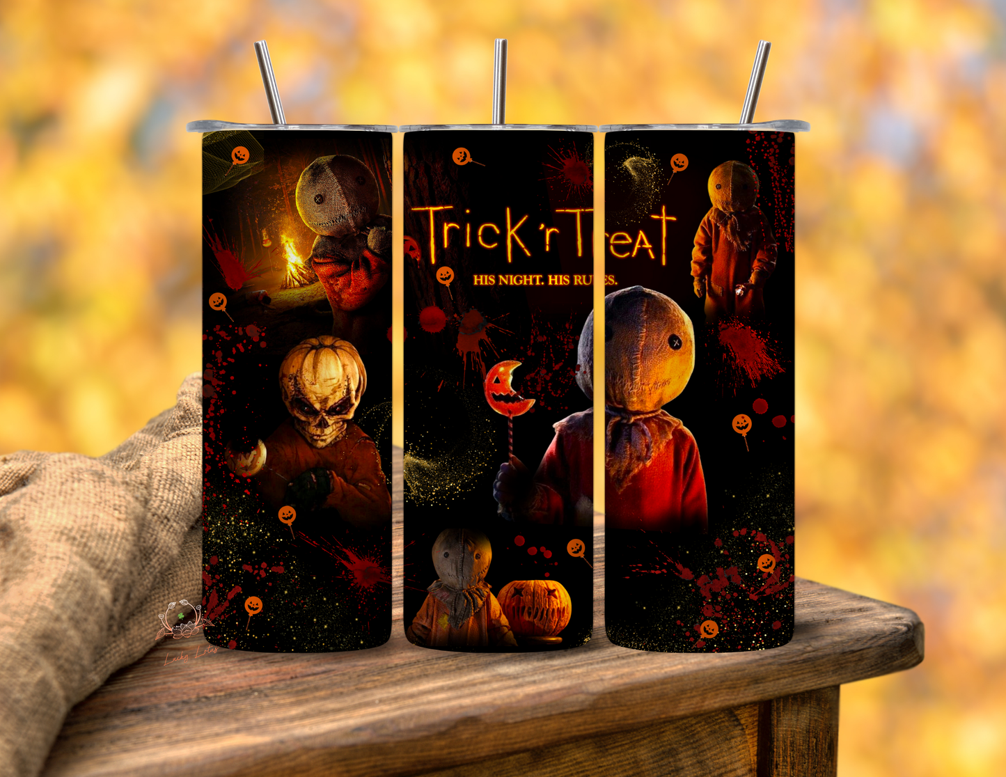 Trick 'r Treat Sam 20 oz Skinny Tumbler