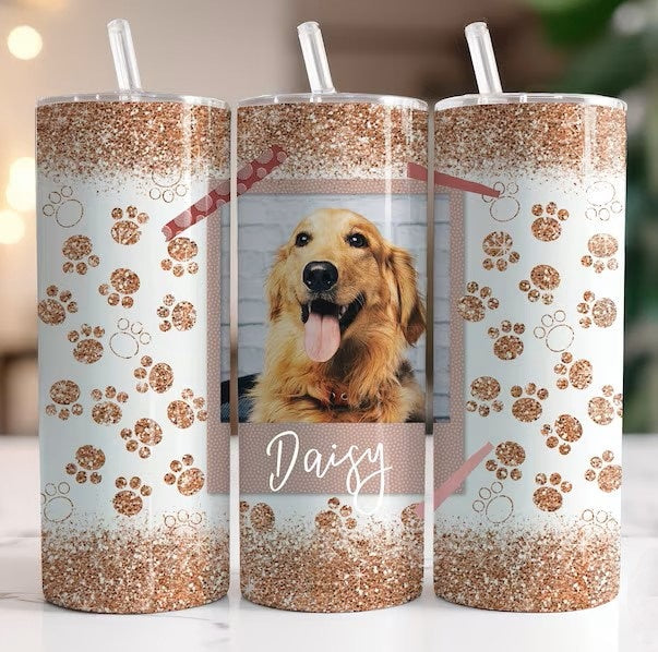 Customizable Dog 20oz Skinny Tumbler