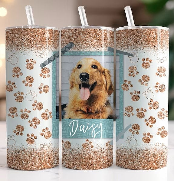 Customizable Dog 20oz Skinny Tumbler