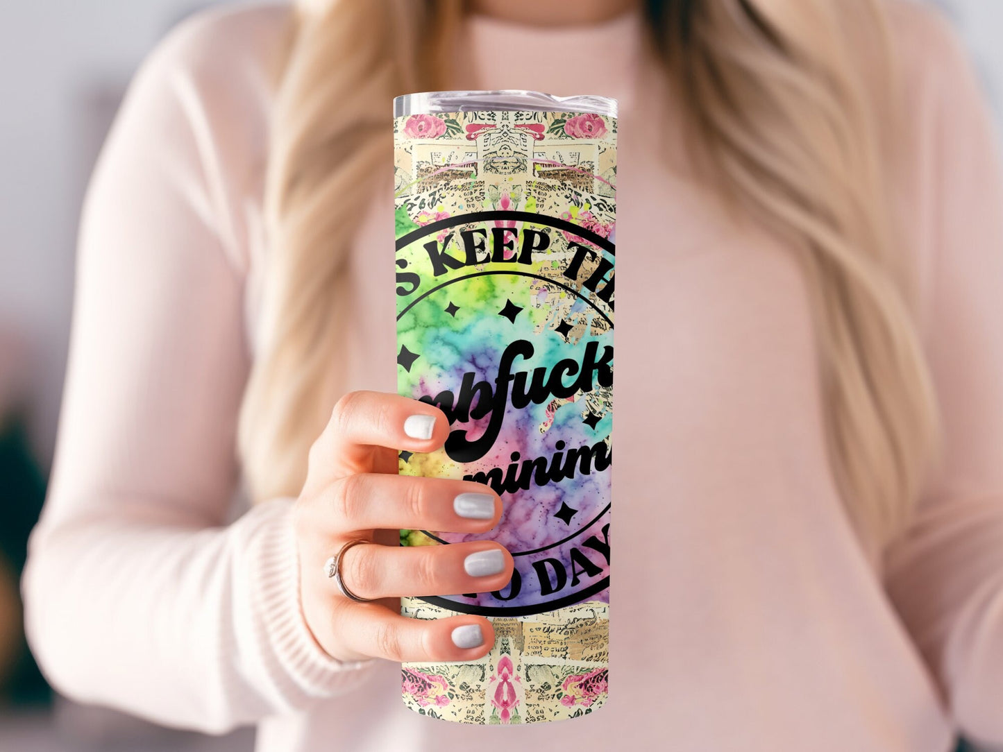 Funny Flower 20oz Skinny Tumbler