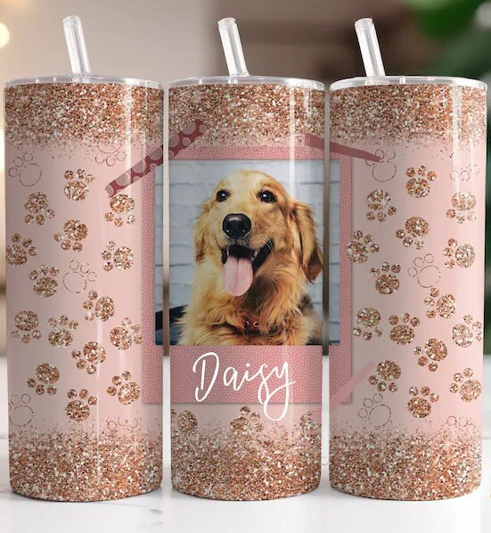 Customizable Dog 20oz Skinny Tumbler